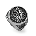 Nordic Wolf Stainless Steel Rings / Retro Style and Jewelry