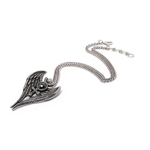 Angel of Mercury Winged Pendant Necklace by Alchemy Gothic