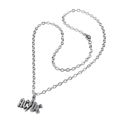 Ac/dc Lightning Logo Pendant Necklace by Alchemy Gothic