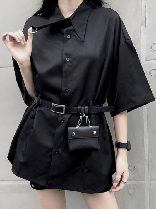 Jirai Shirt Dress With Belt