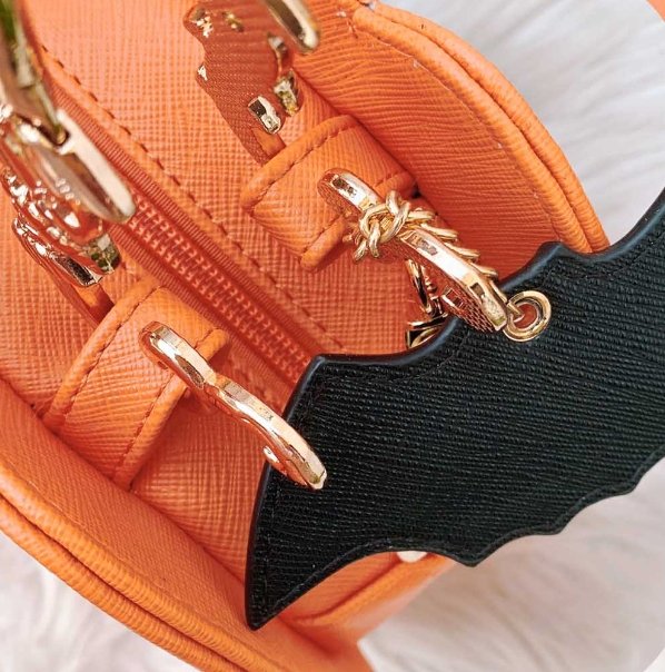Bat Motif Pumpkin Bag