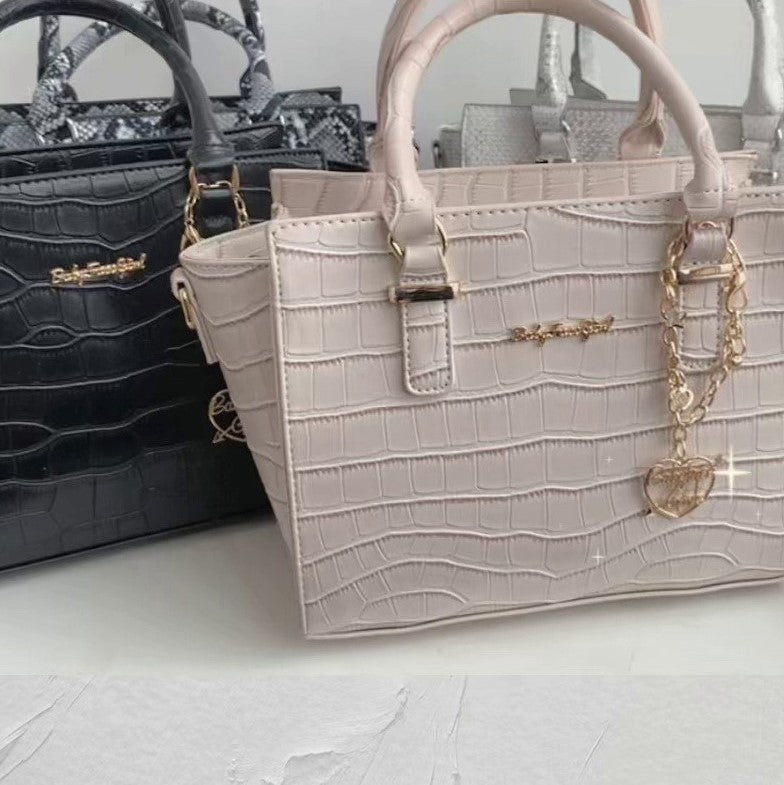 Python Leather Bag / Crocodile Leather Bag