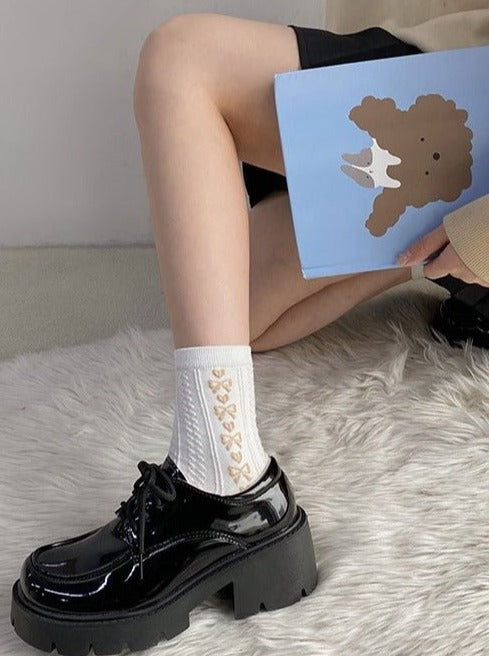 Lace-up Platform Shoes