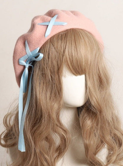 Lace Up Beret