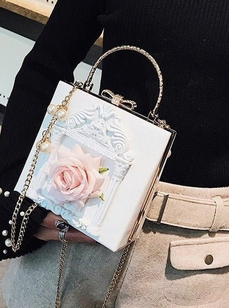 Metal Handle Classical Gothic Chain Bag