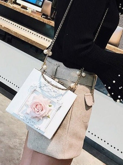 Metal Handle Classical Gothic Chain Bag