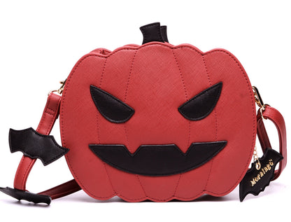 Bat Motif Pumpkin Bag