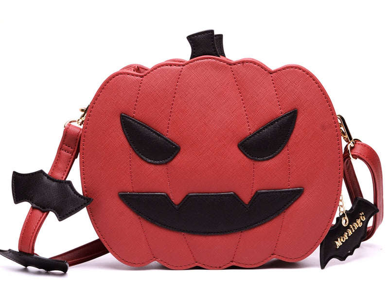 Bat Motif Pumpkin Bag