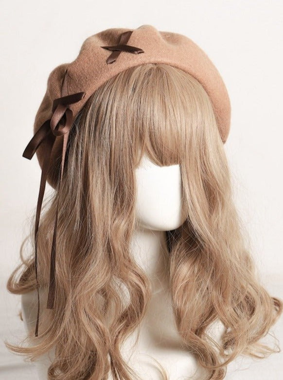 Lace Up Beret