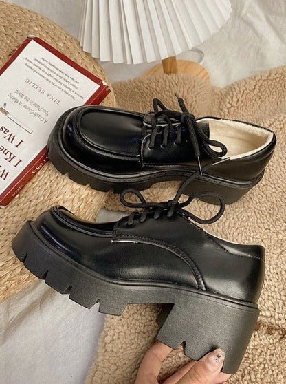 Lace-up Platform Shoes
