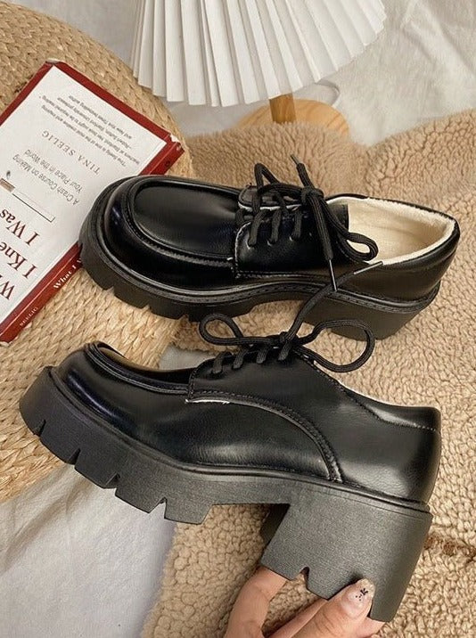 Lace-up Platform Shoes