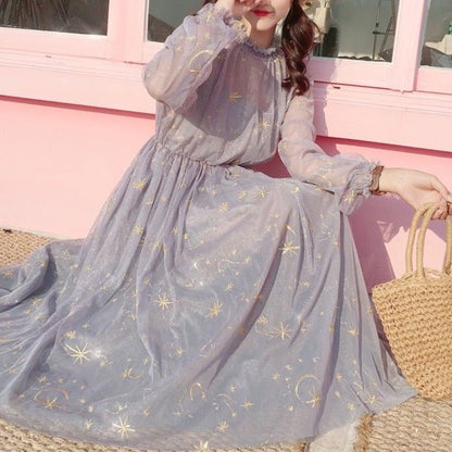 Sheer Star Dress