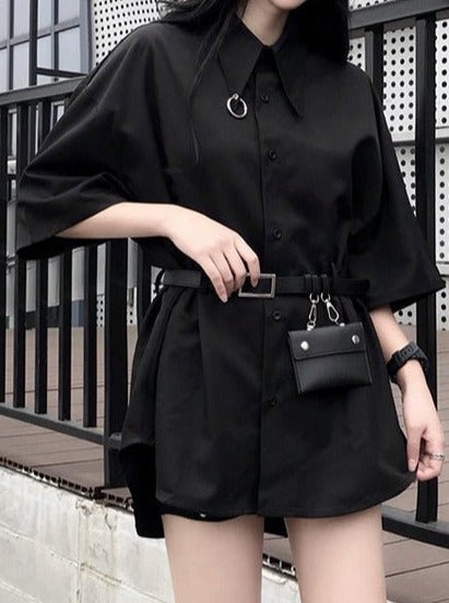 Jirai Shirt Dress With Belt