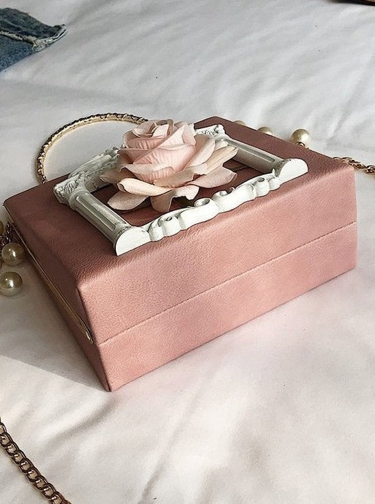 Metal Handle Classical Gothic Chain Bag