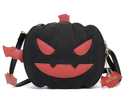 Bat Motif Pumpkin Bag