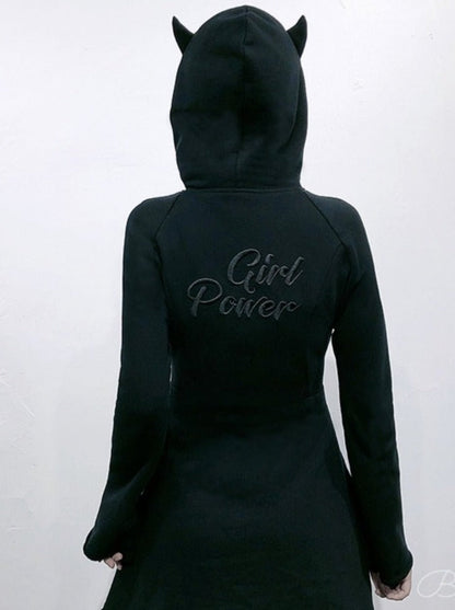 Devil Costume Dress With Front Zipper