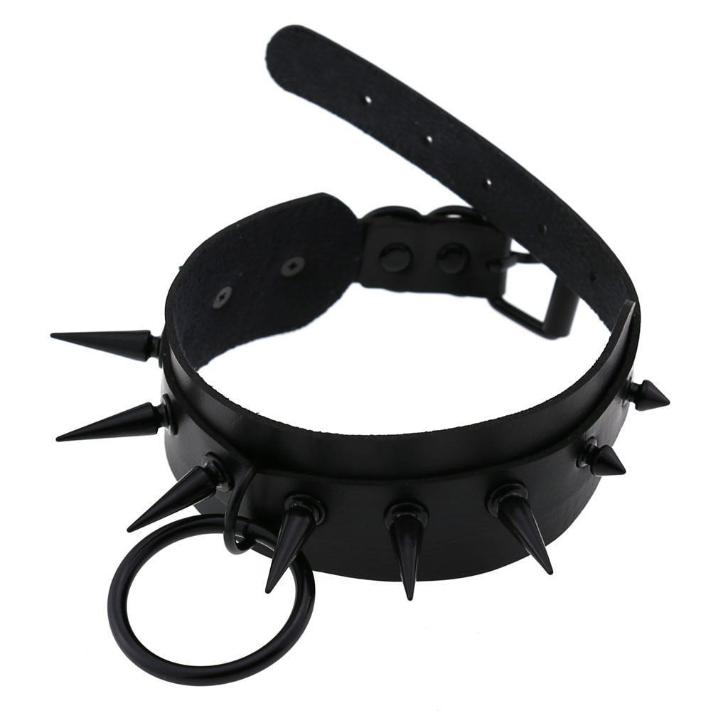 Matte Spiked O-ring Collar