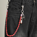 Retro Skull Cross Wine Bottle Alloy Pants Chain