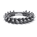Spike-adorned Metal Bracelet - Accessory