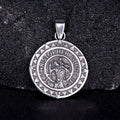 St. Christopher Protect Us Stainless Steel Pendant