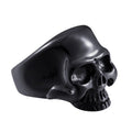 Stainless Steel Skull Ring / Alternative High Polished Jewelry