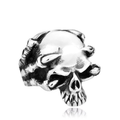 Stainless Steel Skull Ring / Claw of Skeleton Ring / Biker Jewelry in Rock Style