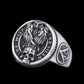The Wise Are Silent Skull Ring