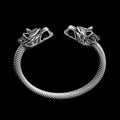 Twisted Wolf Head Bracelet
