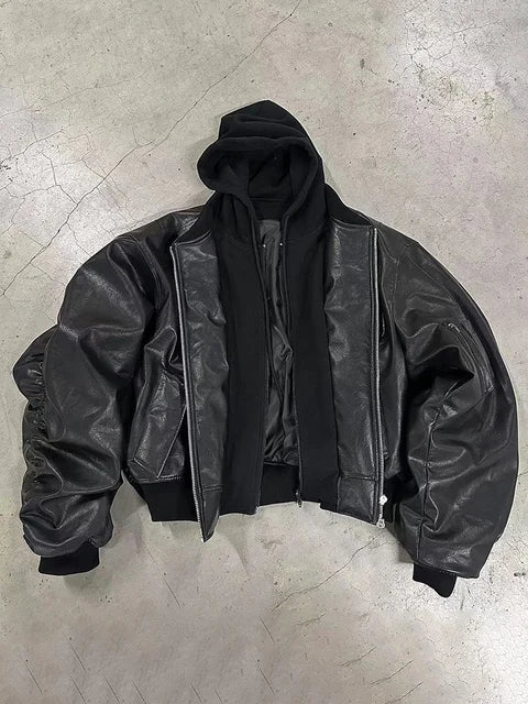 Leather Bomber