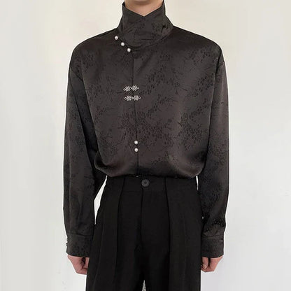 Satin Blouse Black