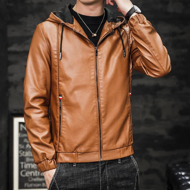 Faux Leather Jacket