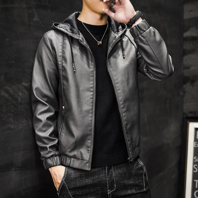 Faux Leather Jacket