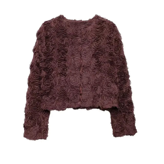 Flower Jacket Brown