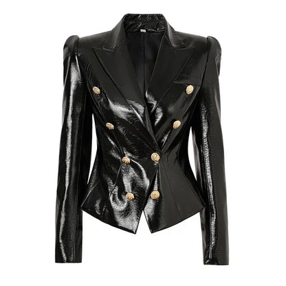 Leather Blazer