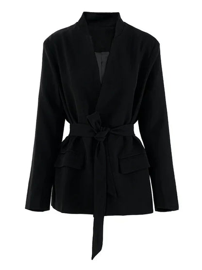 Belted Jacket Black