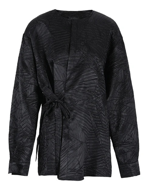 Long Sleeve Blouse Black