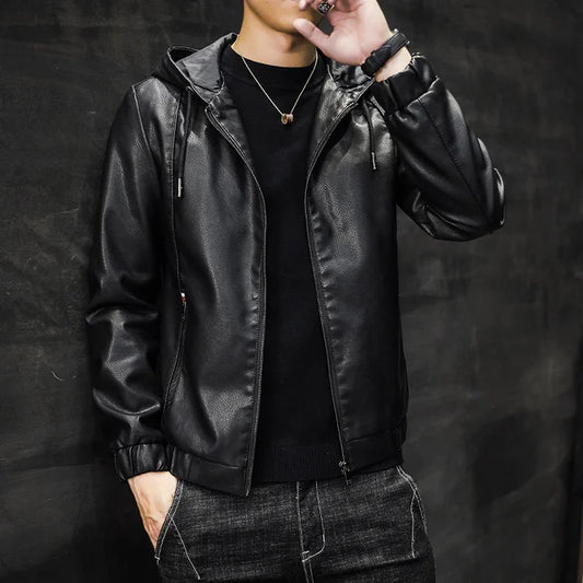 Faux Leather Jacket
