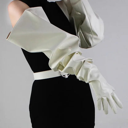 Leather Gloves Black