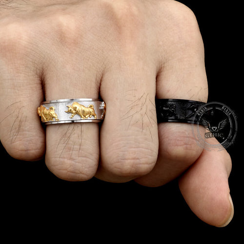 Bull Stainless Steel Spinner Ring