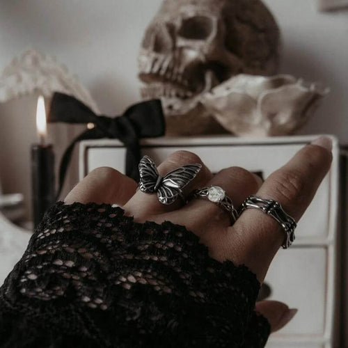 Butterfly Stainless Steel Animal Ring