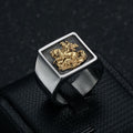 St. George Dragon Knight Slayer Stainless Steel Ring