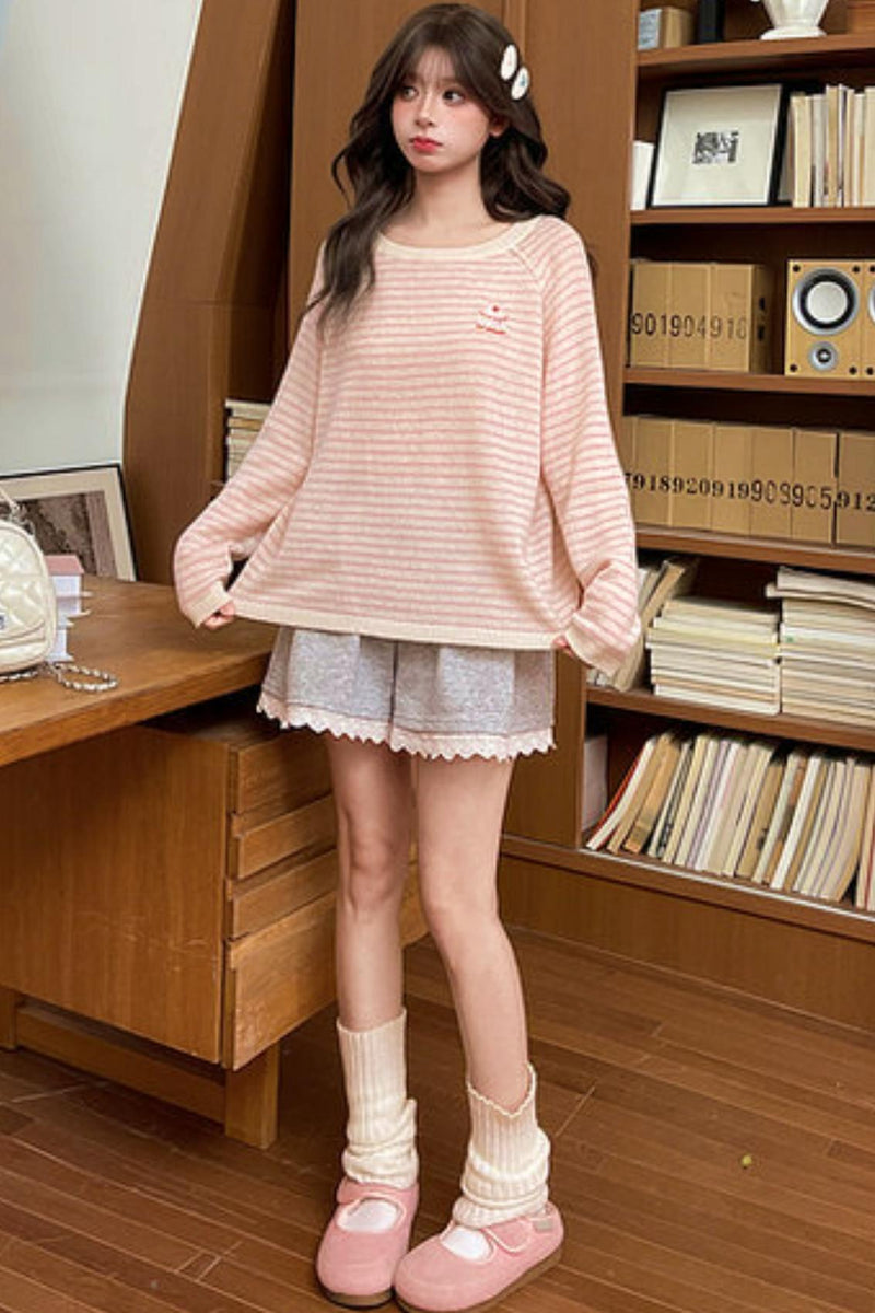 Sweet Cake Striped Top